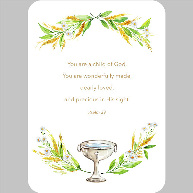 Baptism or Christening Card