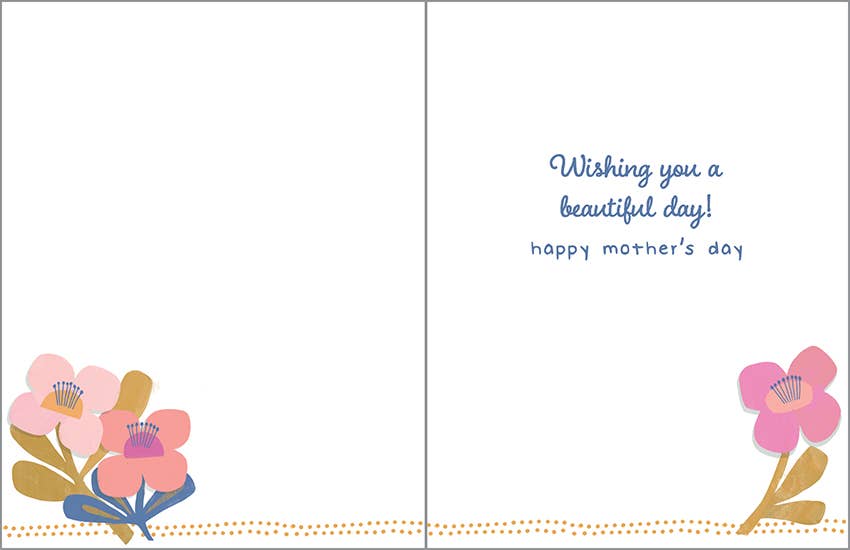 Mother's Day Greeting Card - Grandma Flowers