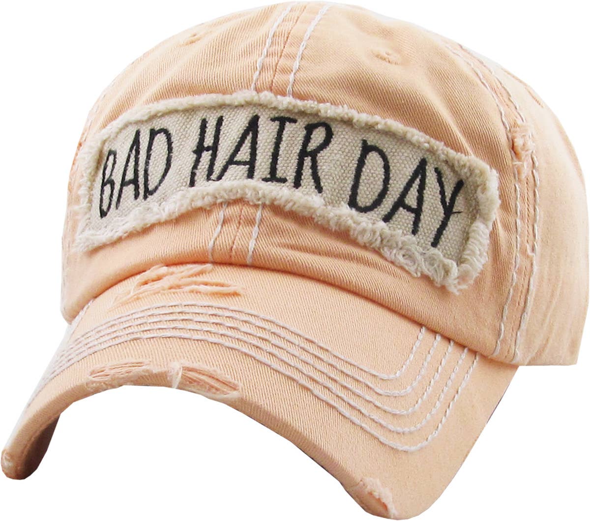 Bad Hair Day Washed Vintage Ball Cap