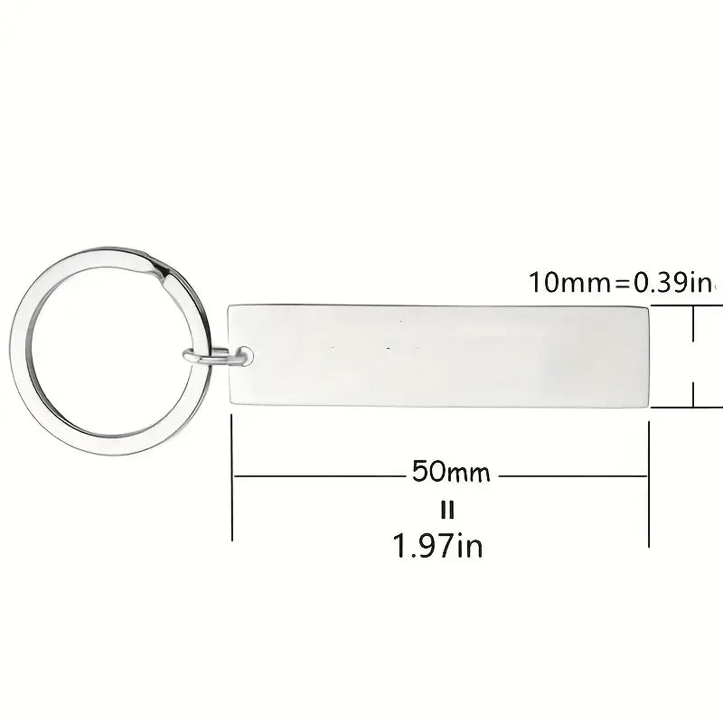 Heartfelt 'I Love You More' Keychain - Gift for couples