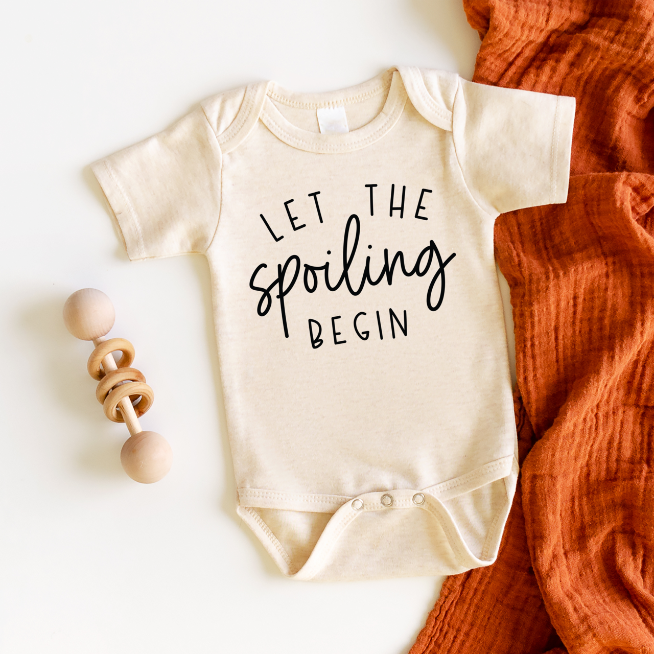 Let the Spoiling Begin, Funny Grandparent Onesie