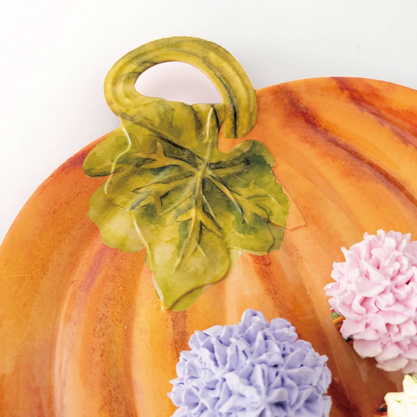 Pumpkin Melamine 16 1/4" Platter