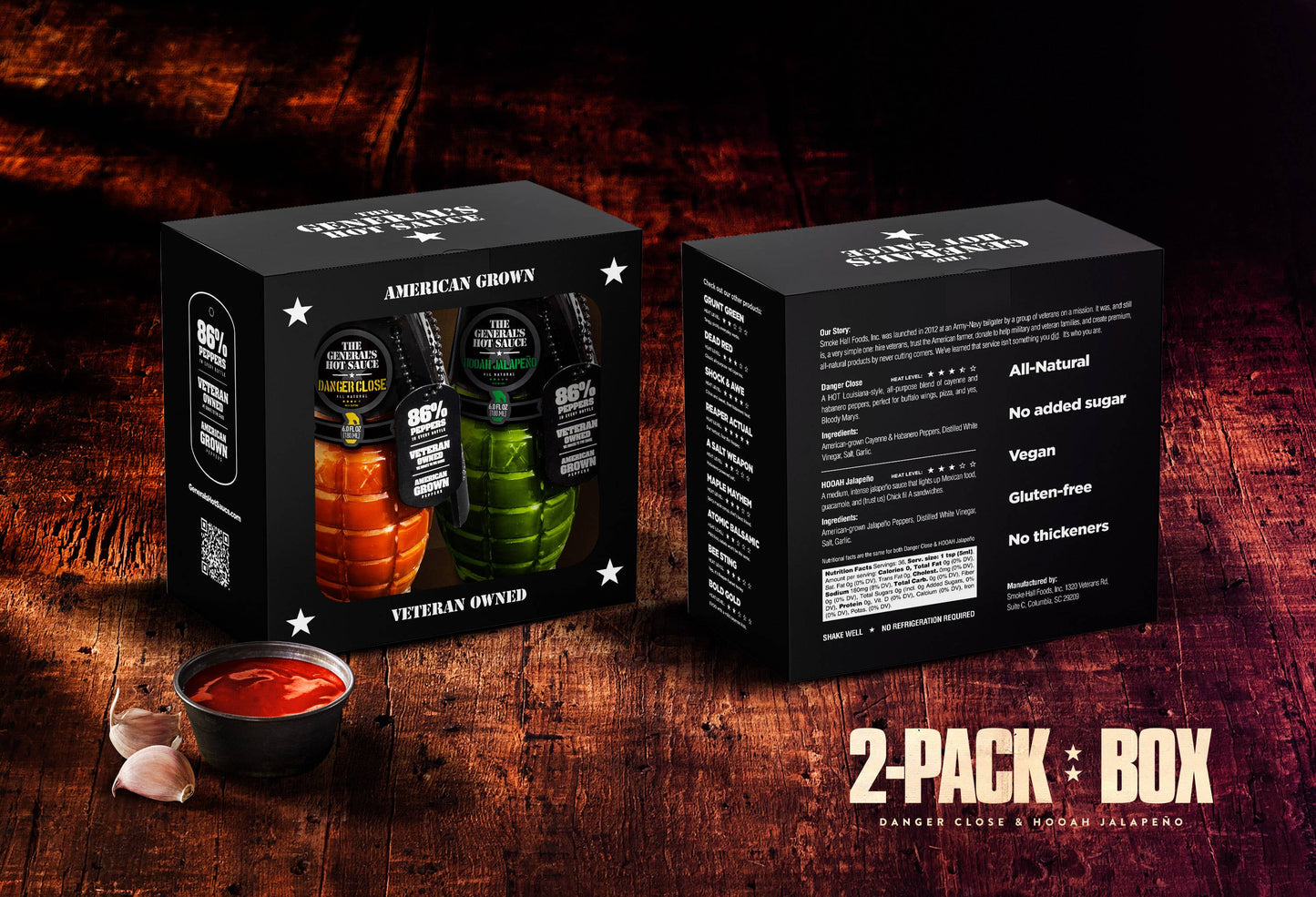 The General's 2 Pack - Danger Close and HOOAH Jalapeño