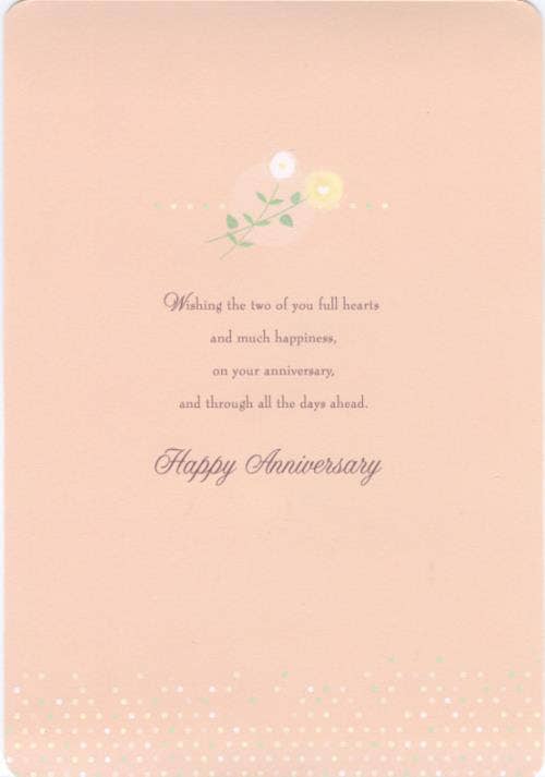 Anniversary Wedding Card