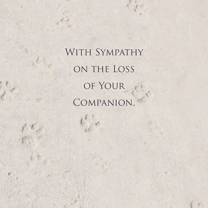 Pet Sympathy Card
