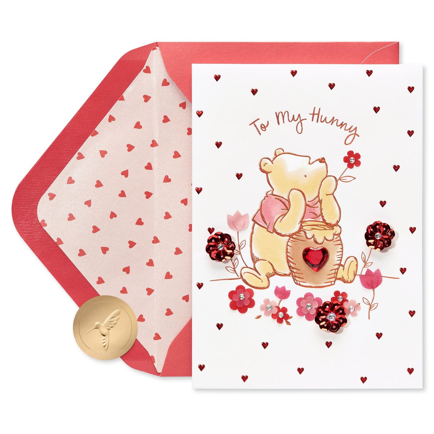 Make Every Day Sweeter Winnie The Pooh Disney Valentine’s Day Greeting Card