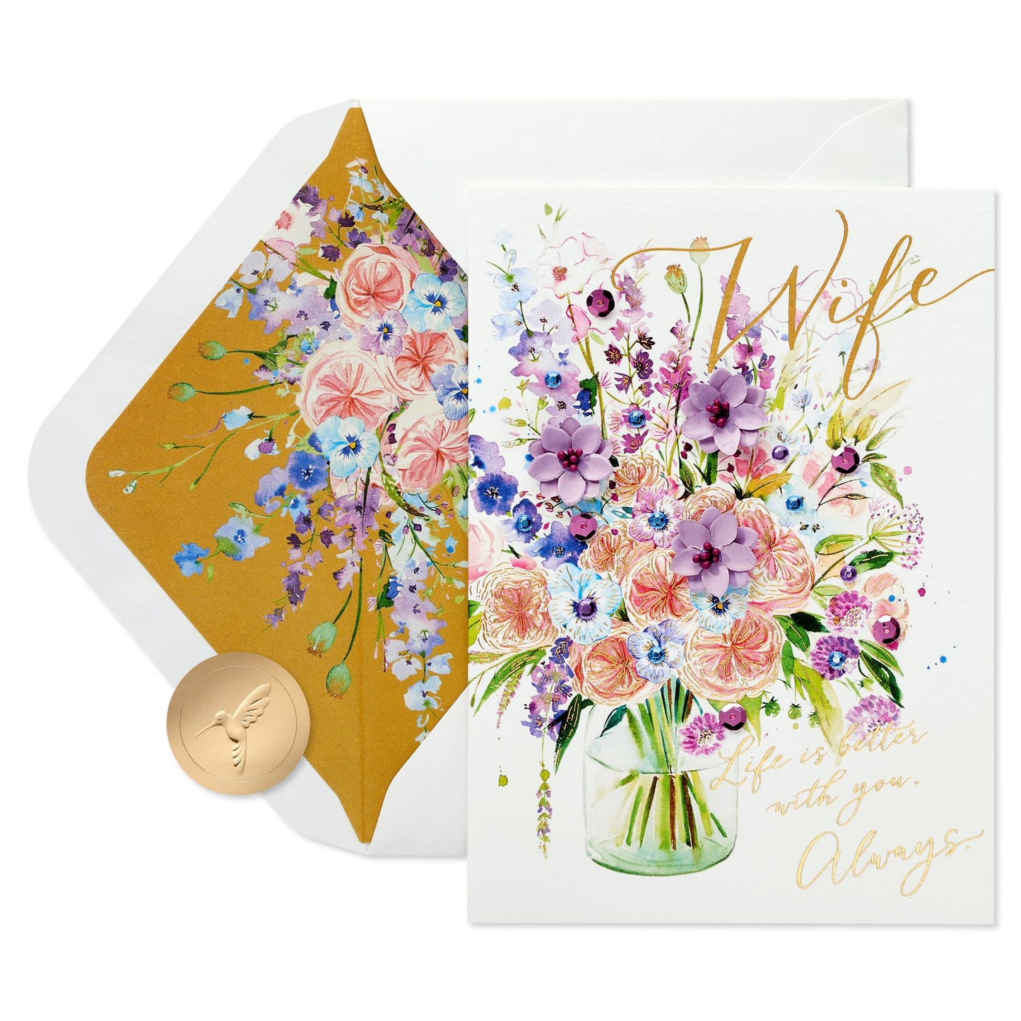 Love You Valentines Day Greeting Card for Wife