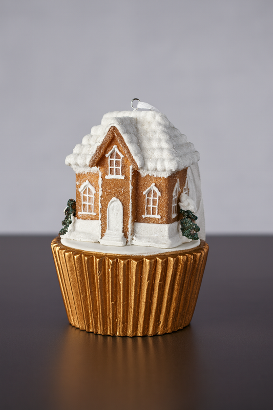 4.5" Lighted Cupcake Ornament
