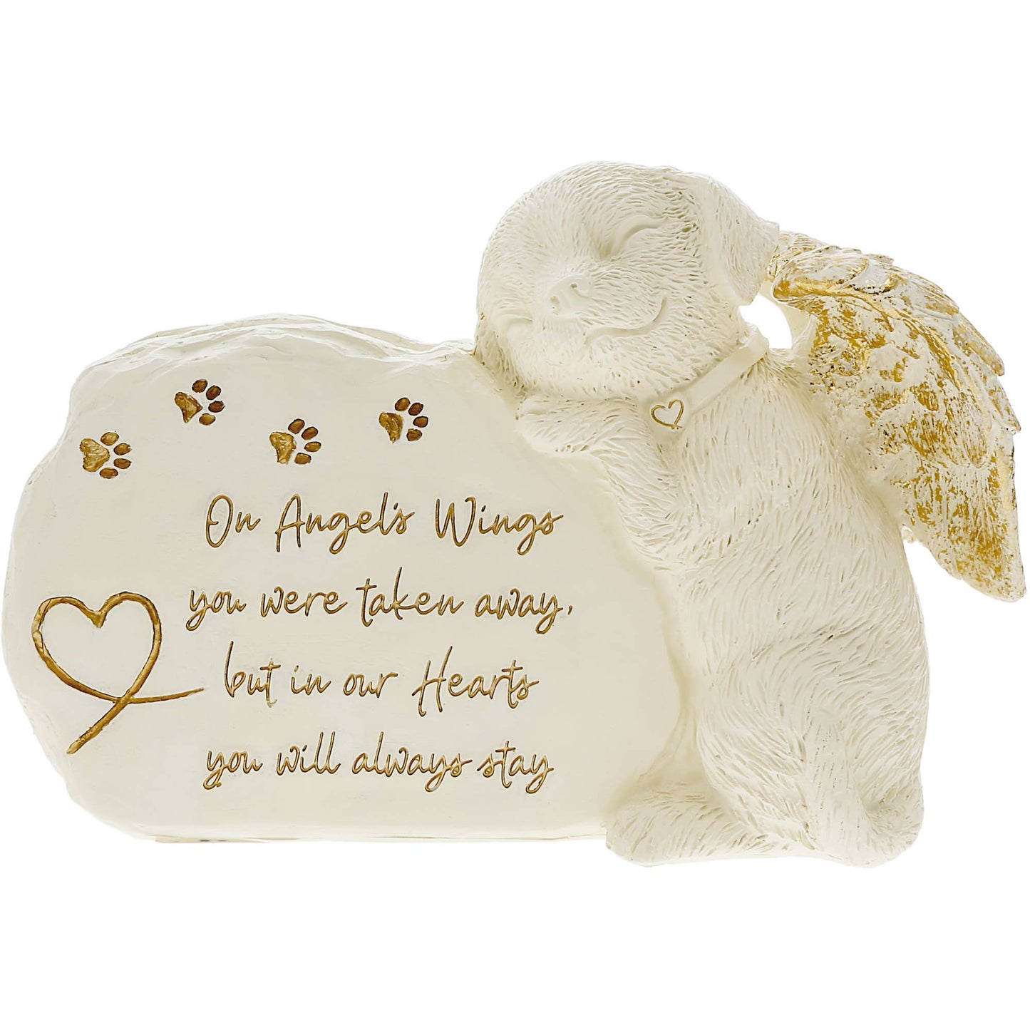 Dog Angel - 7.5" x 5" Pet Memorial Stone