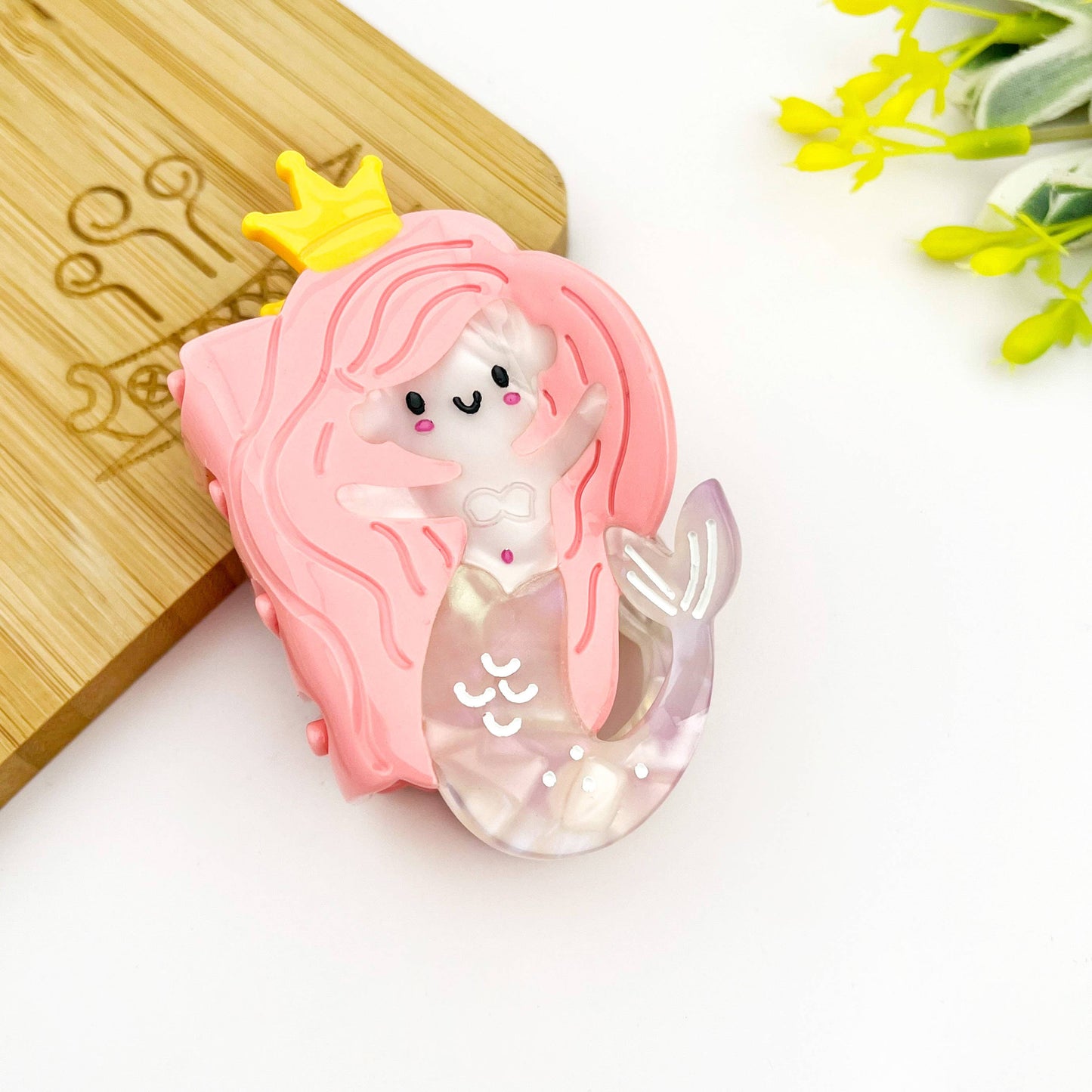 Elegant Mermaid Hair Claw Clip, Summer Beach Vacation Clip