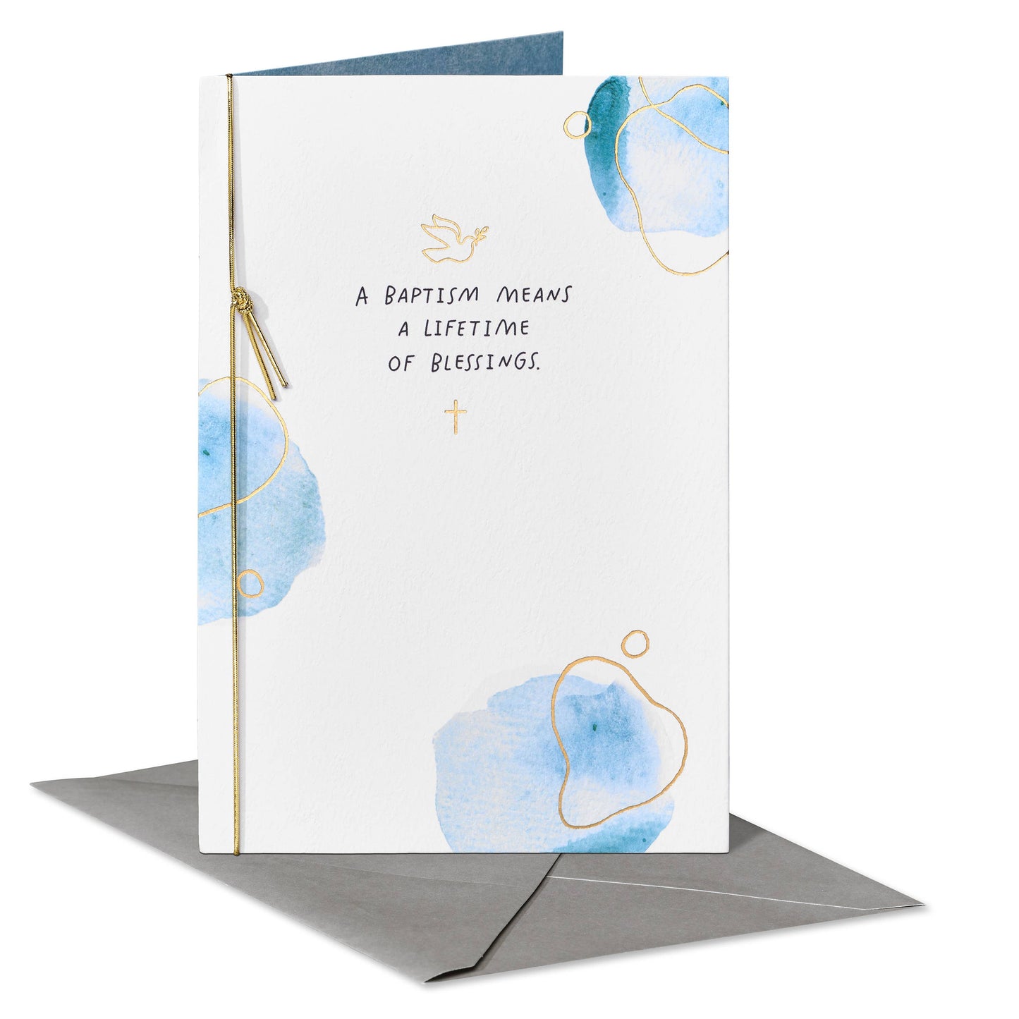 A Baptism Means a Lifetime of Blessings Card