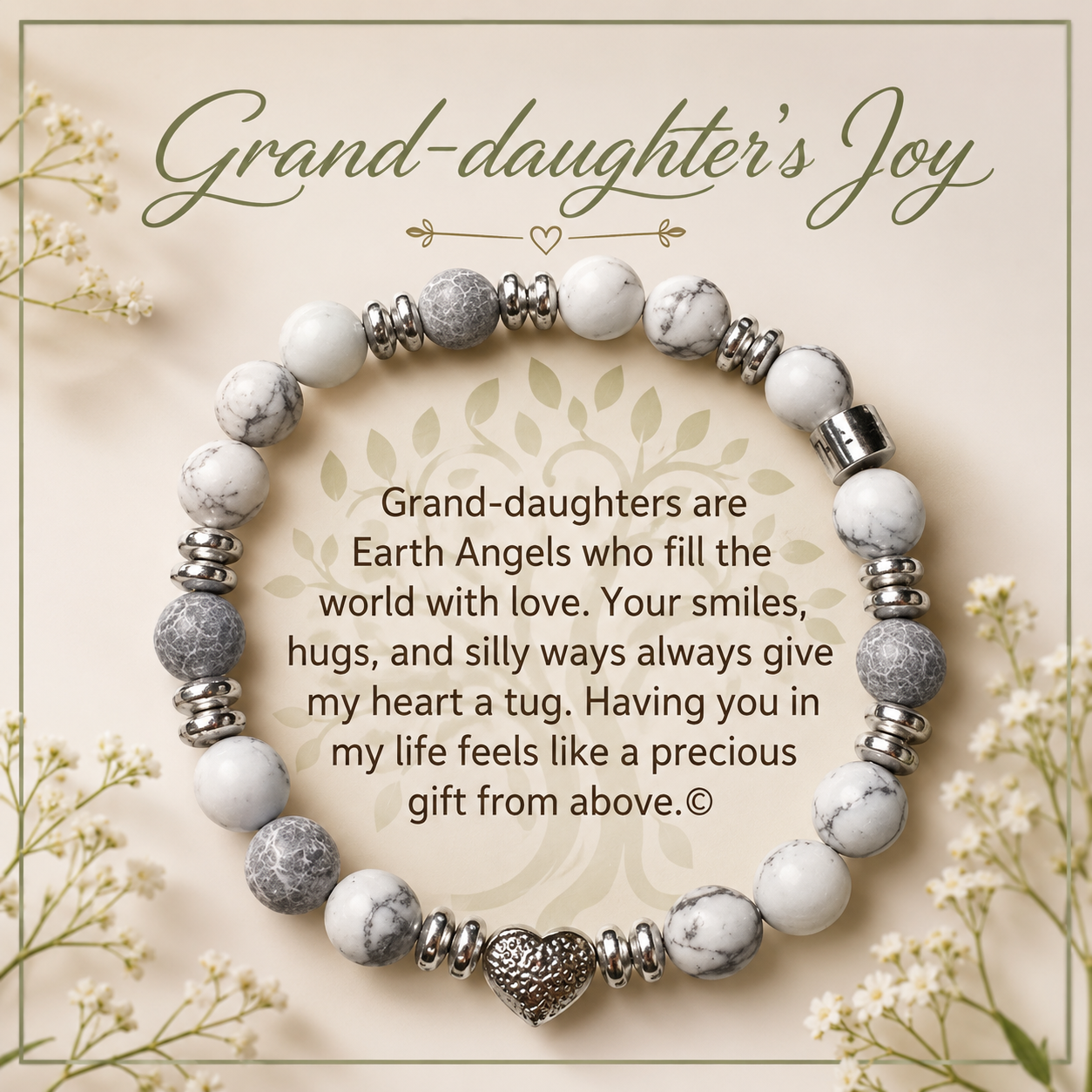 Earth Angel natural stone Braclet