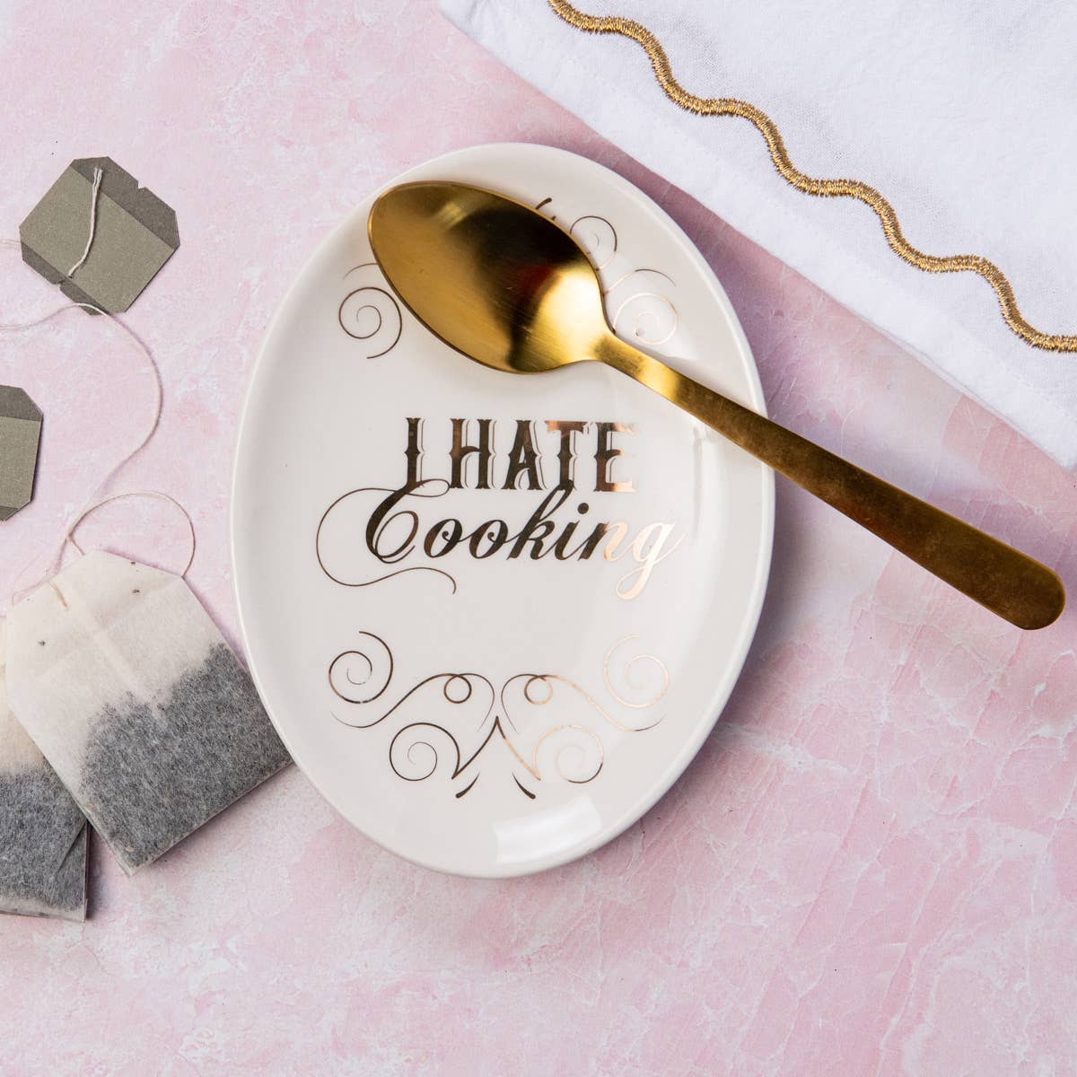 I Hate Cooking Cer Spoon Rest