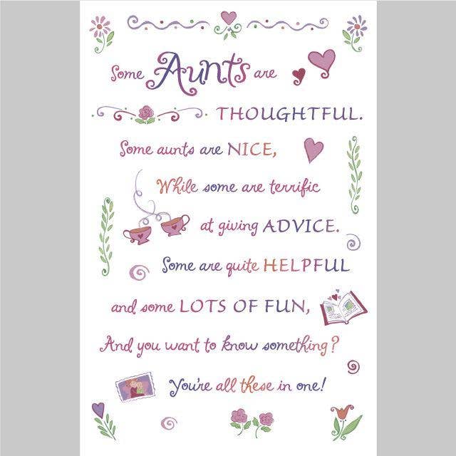 Birthday Aunt | Birthday Card for Aunt