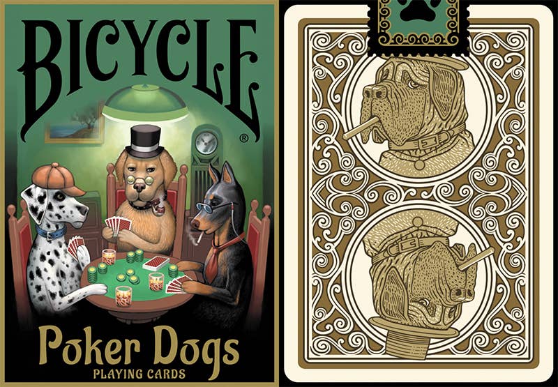 Bicycle Poker Dogs V2 Playing Cards