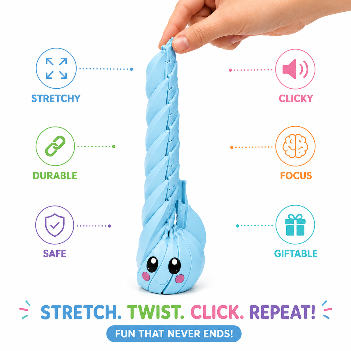 Articulated Dumpling Fidget Toys -