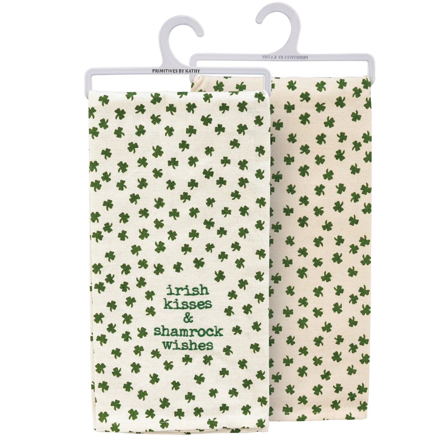 Irish Kisses & Shamrock Wishes Kitchen Towel