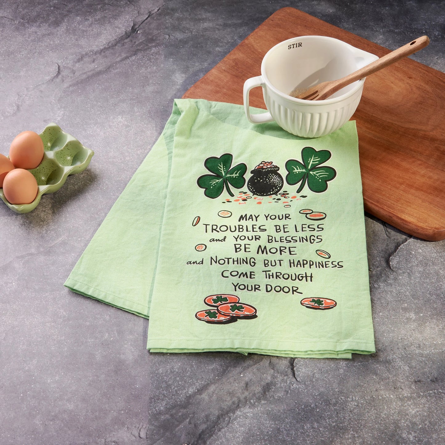 Irish Blessing Kitchen Towel