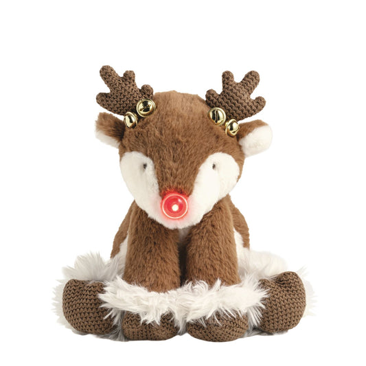 Jingle Reindeer Light-Up Plush Pal