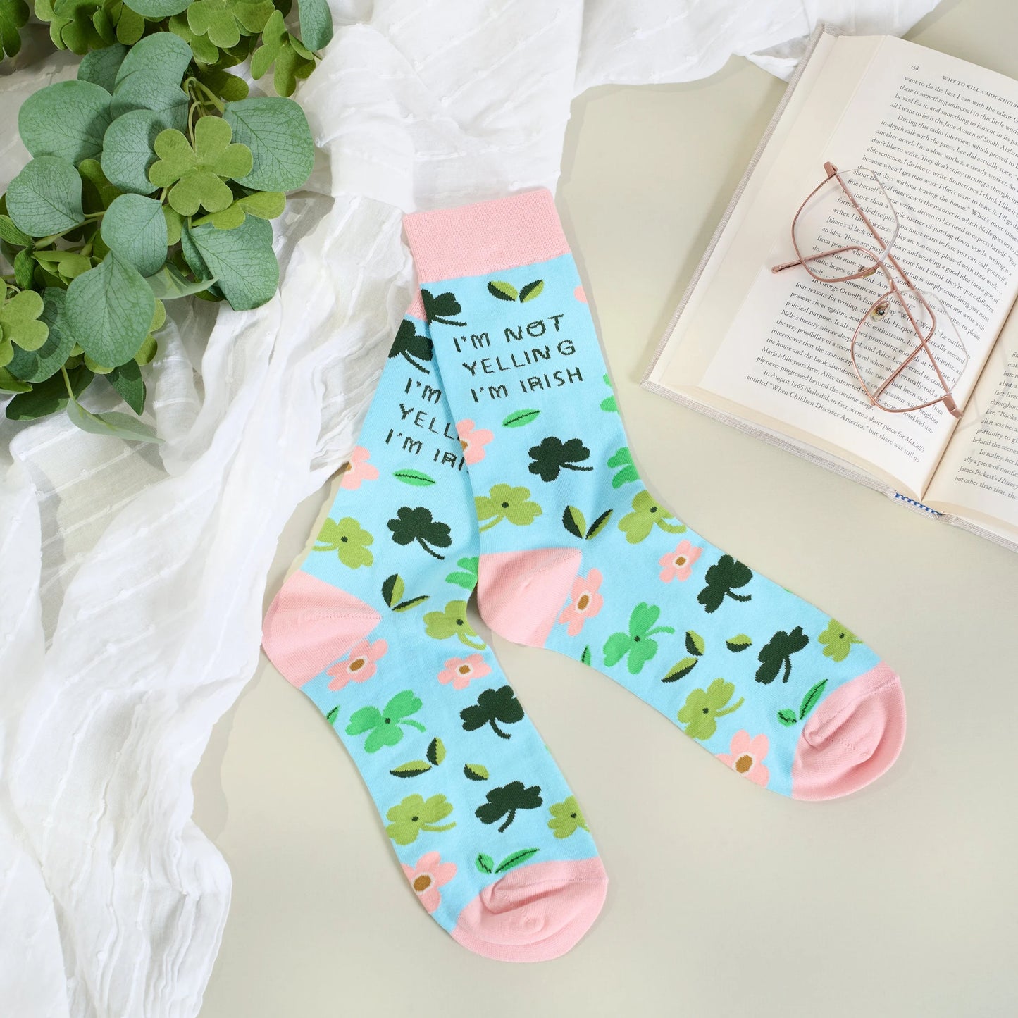 I'm Not Yelling I'm Irish Socks