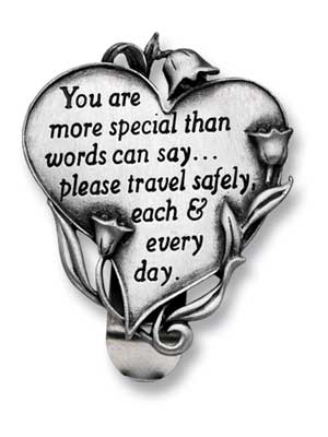You Are More Special Heart Visor Clip