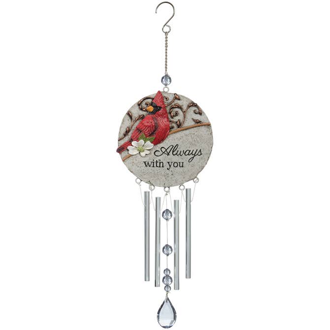 "Always With You" Cardinal Comfort Chimes