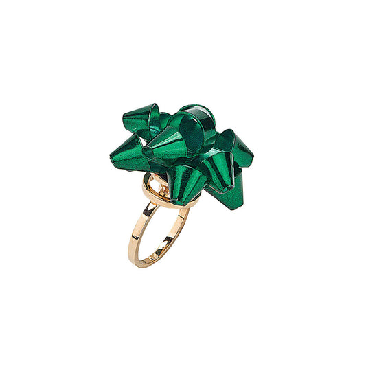 Christmas Bow Spin Ring