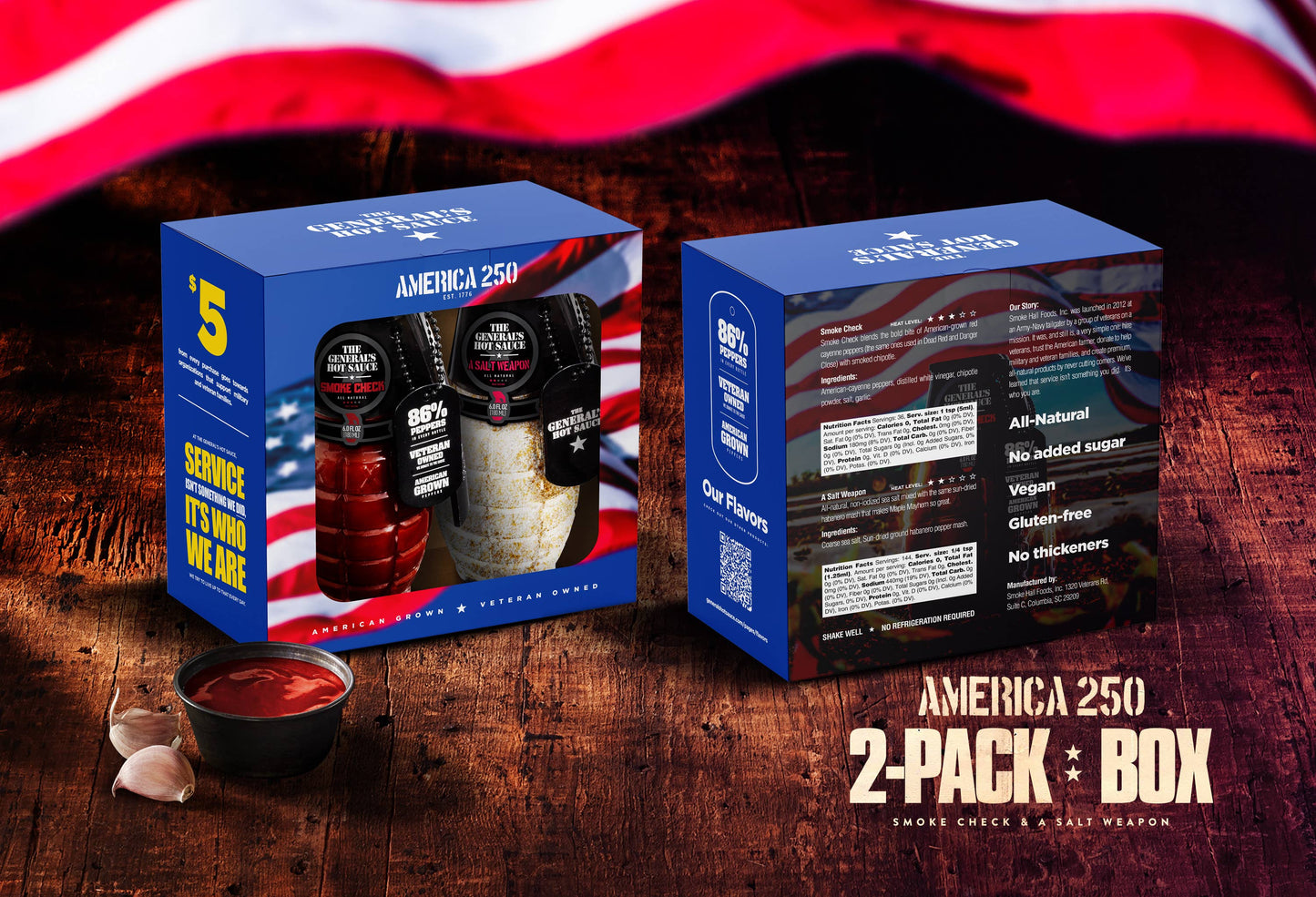 The General's A250 2-Pack- Smoke Check and A Salt Weapon