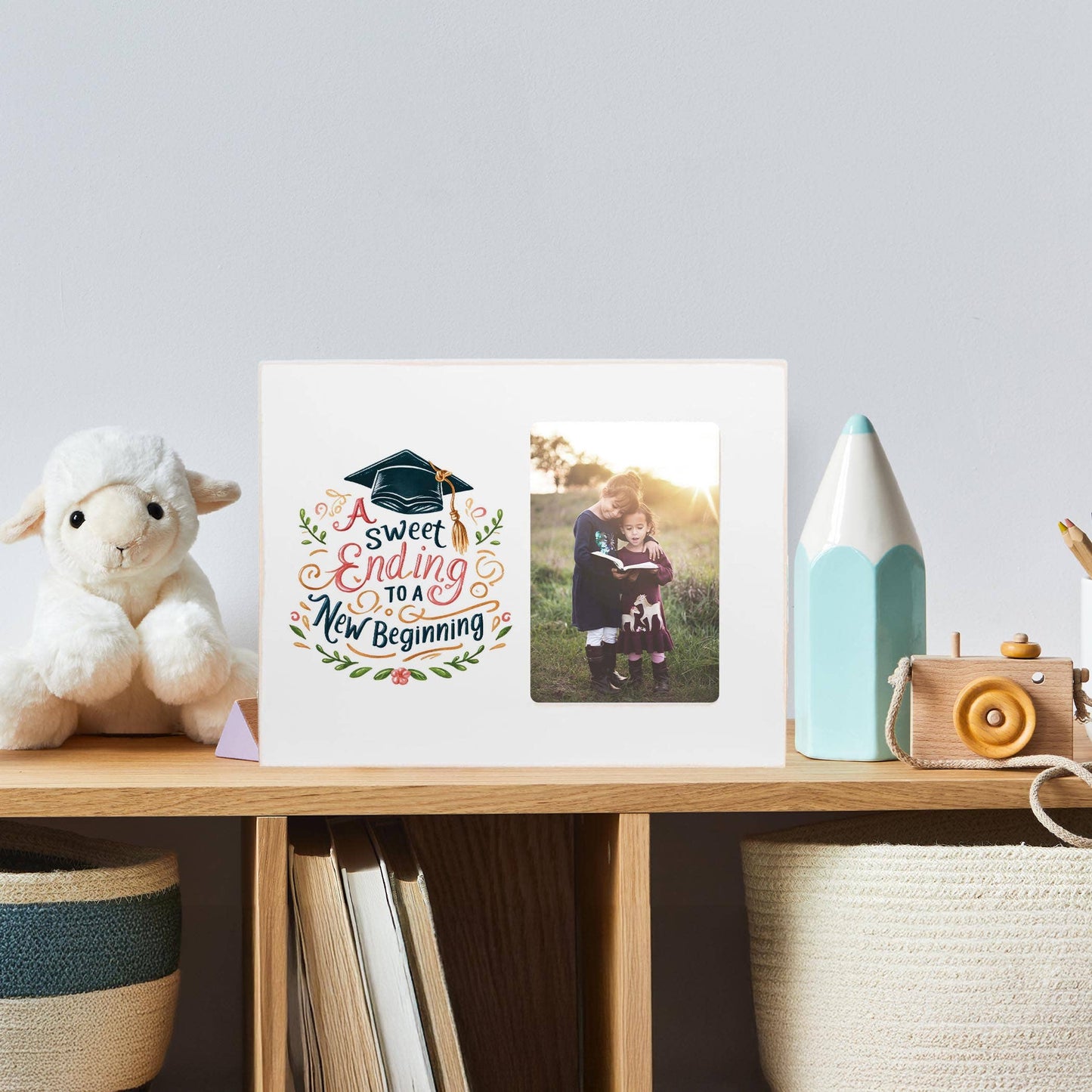 Lily Frame Horizontal-A Sweet Ending To A New Beginning