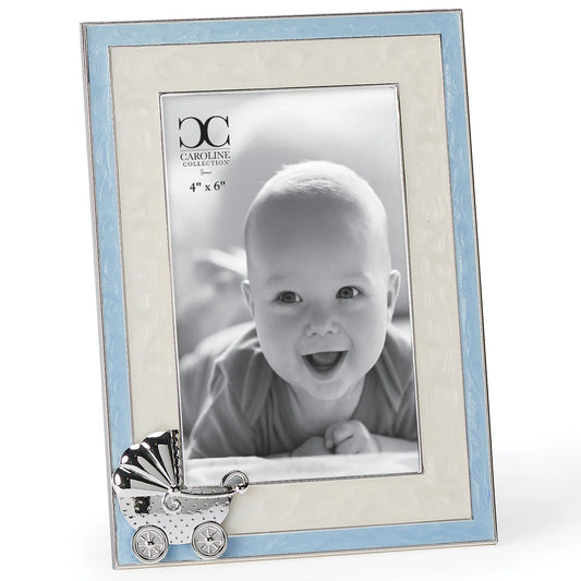Blue Baby Carriage Frame