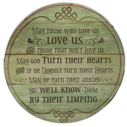 Irish Barrel Plaque