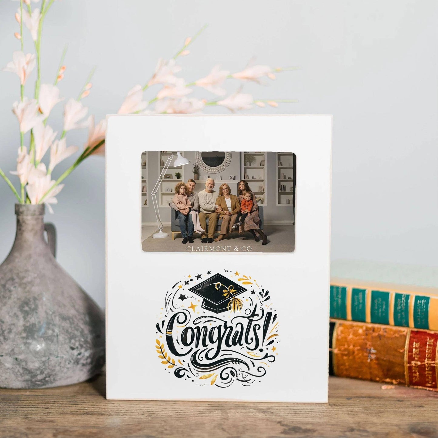 Lily Frame Vertical-Graduation Congrats!