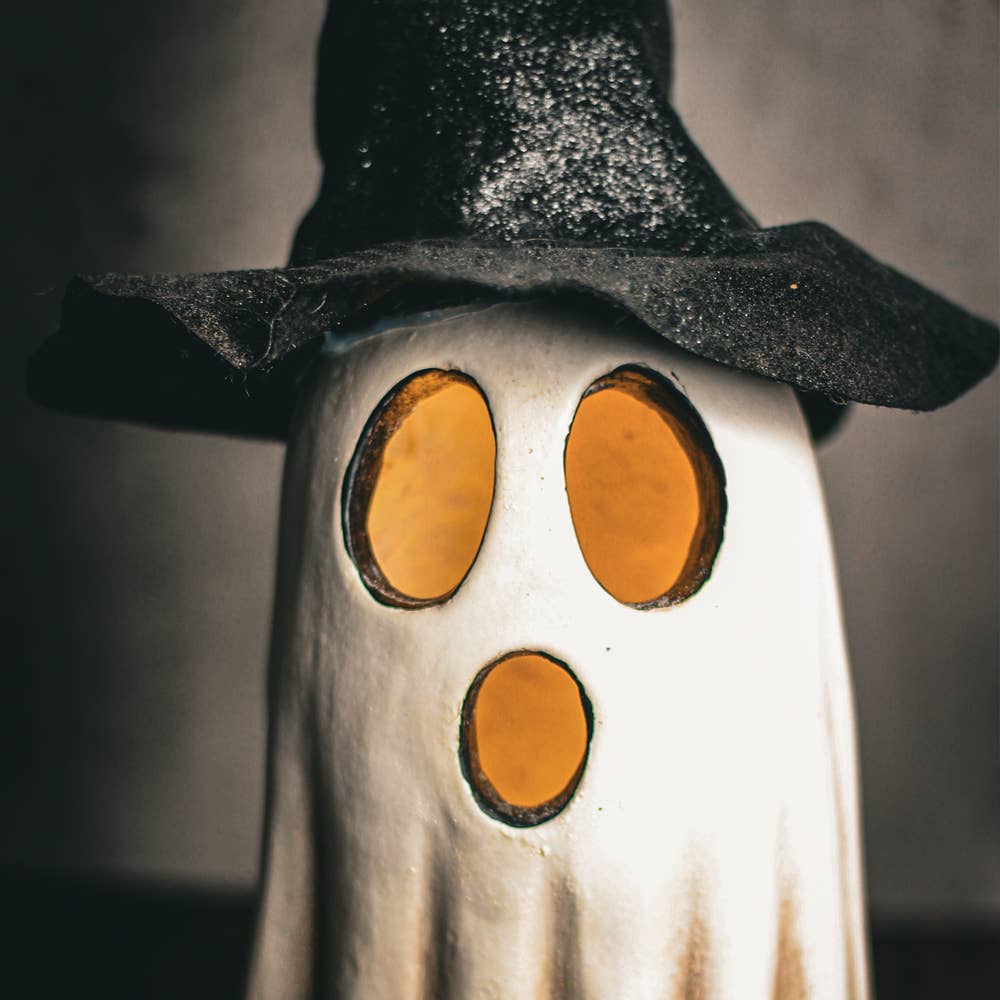 Witch Hat Ghost LED Light – Halloween Home Decor Gift
