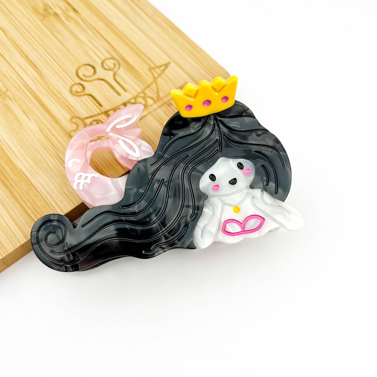 Elegant Mermaid Hair Claw Clip, Summer Beach Vacation Clip