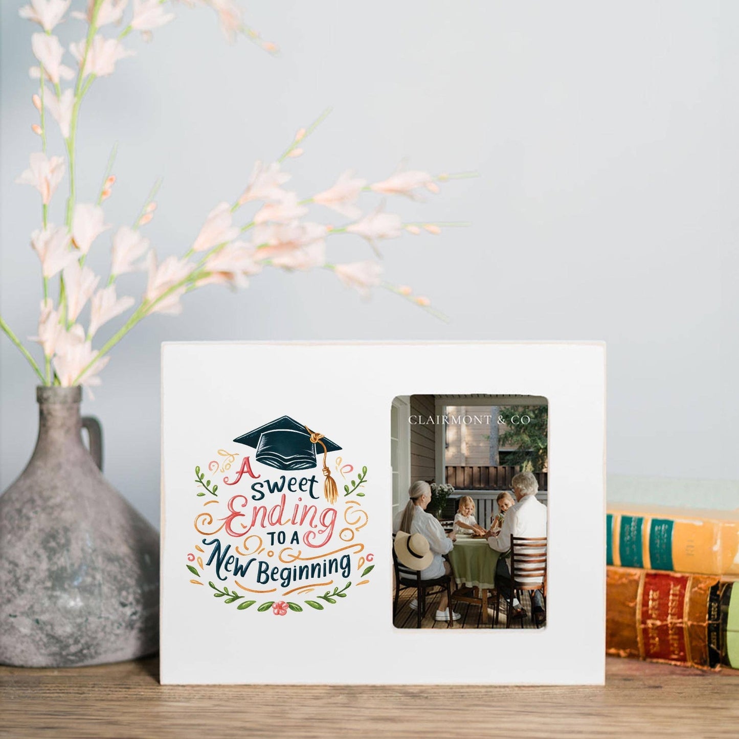 Lily Frame Horizontal-A Sweet Ending To A New Beginning