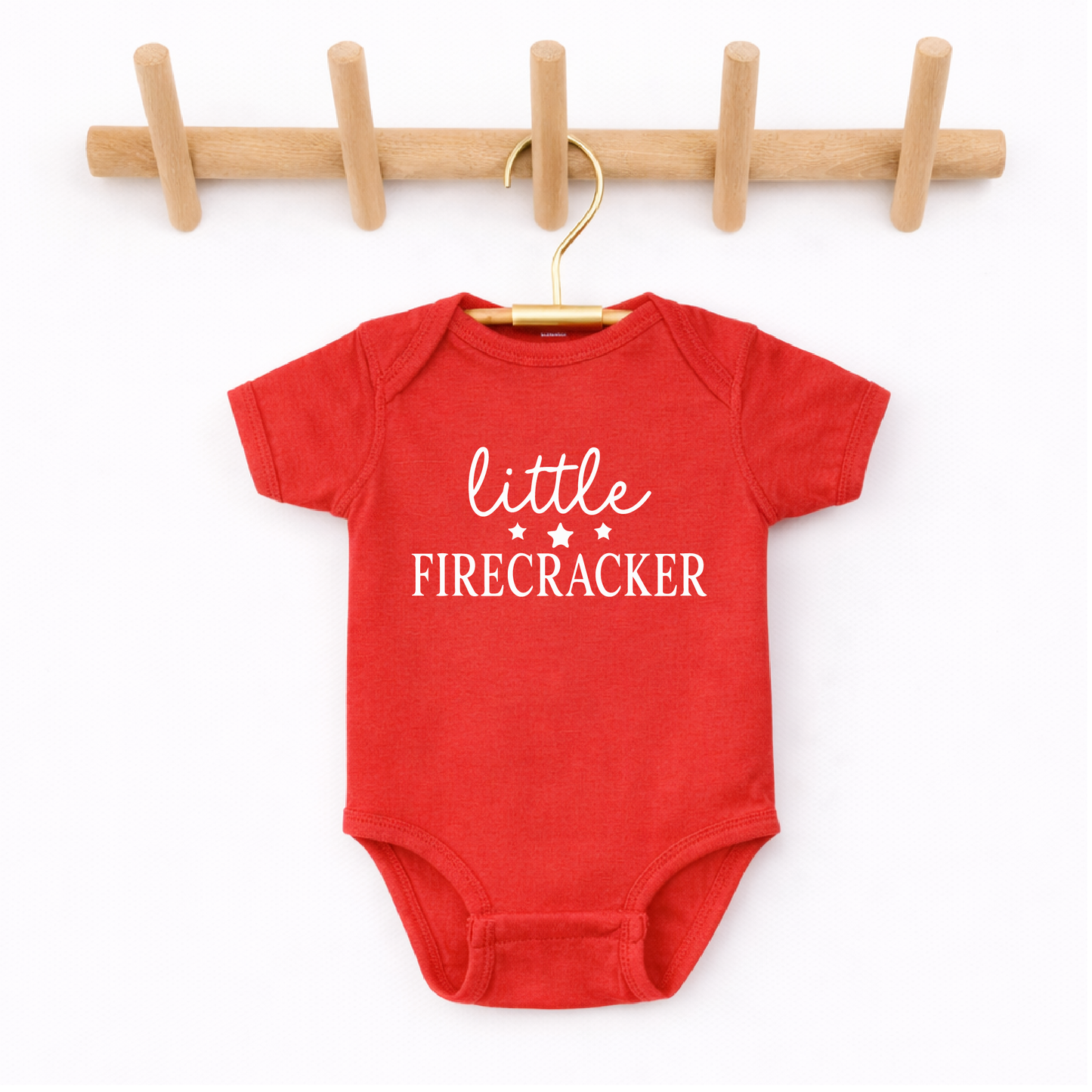 Fourth of July Infant Onesie, Little Firecracker Outfit
