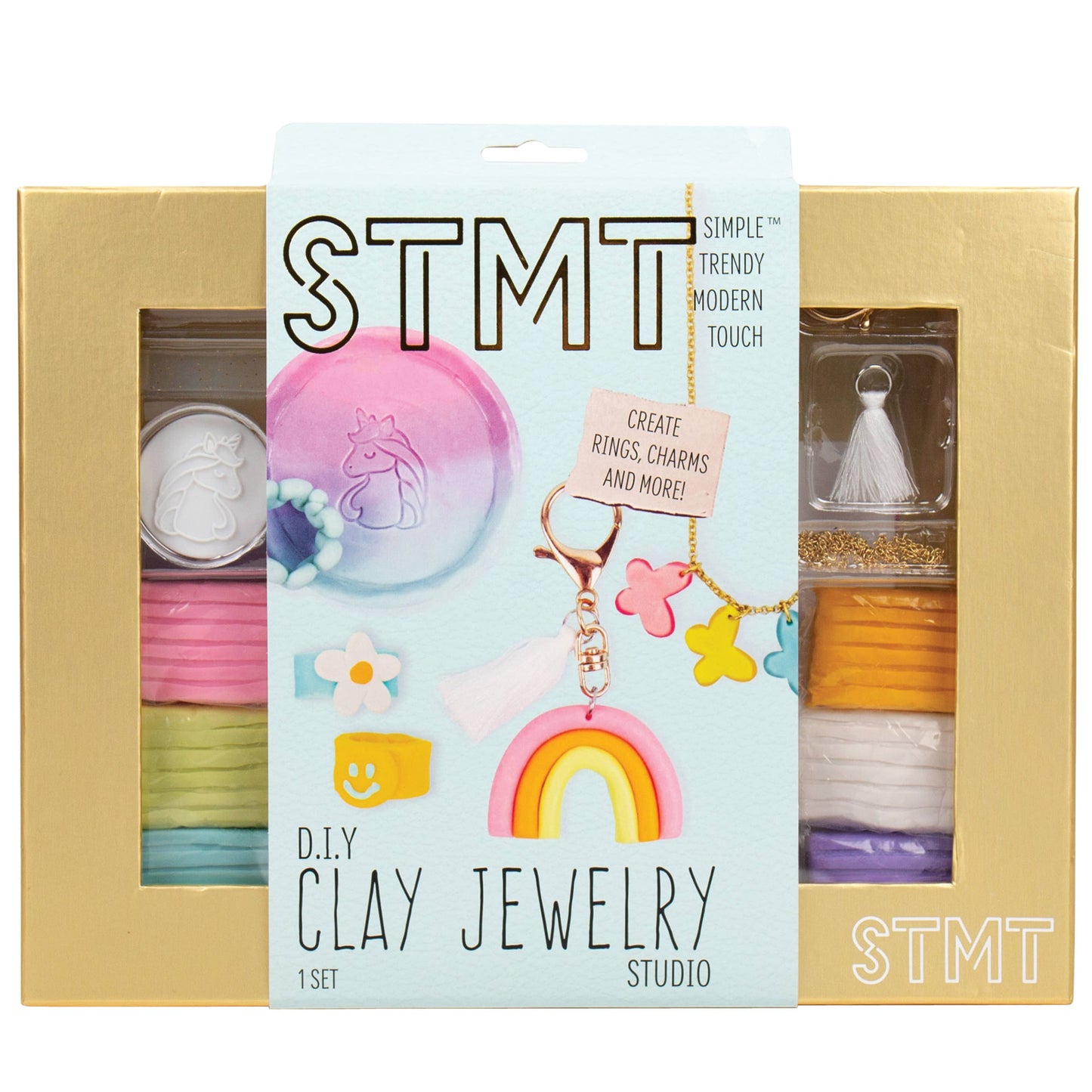 D.I.Y. Clay Jewelry Sculpt & Style Studio Art Design Playset