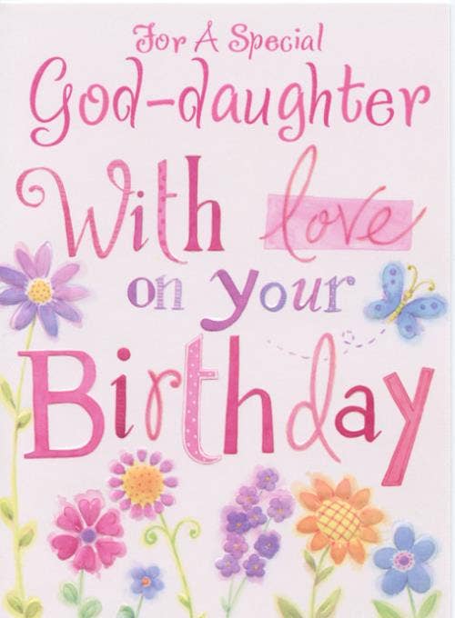 Birthday Goddaughter