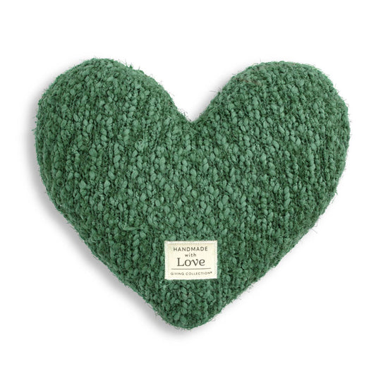 Green Giving Heart - 11x10in