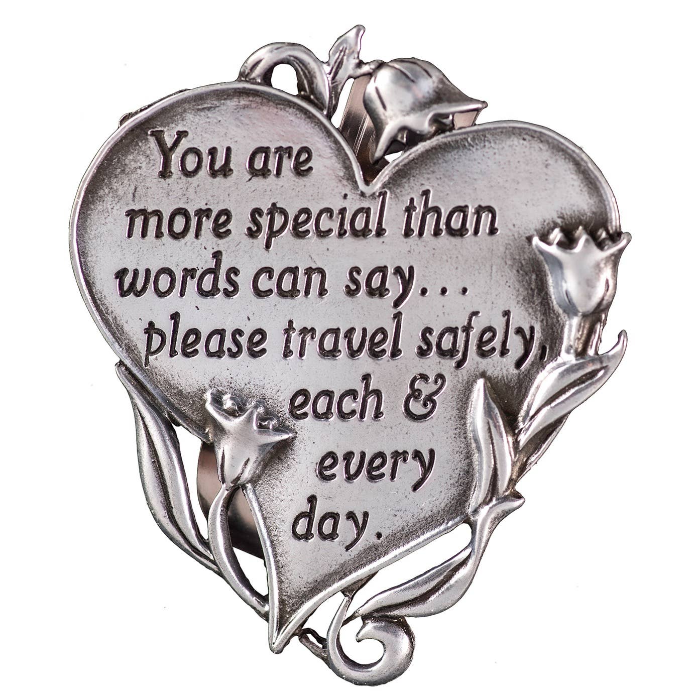 You Are More Special Heart Visor Clip
