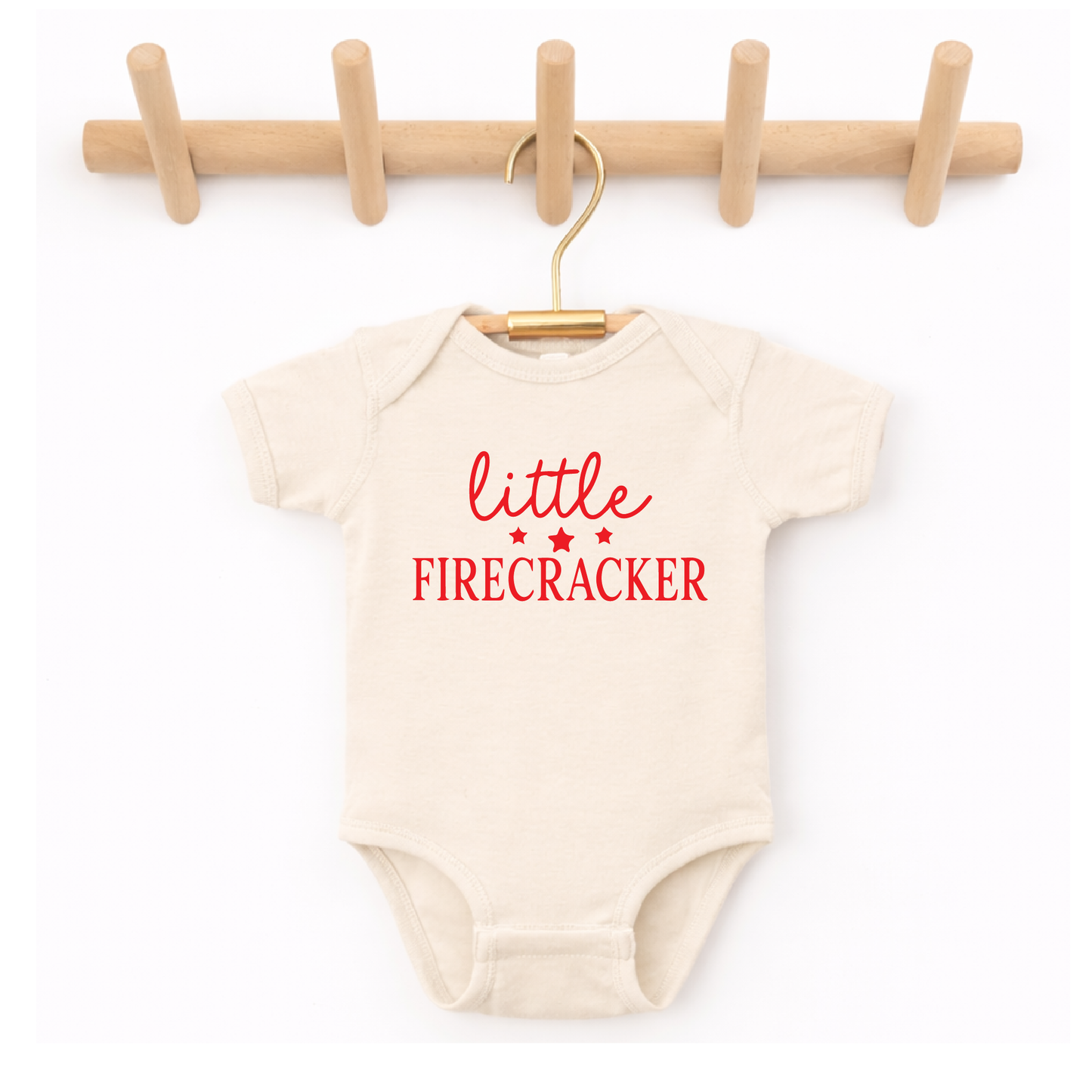 Fourth of July Infant Onesie, Little Firecracker Outfit