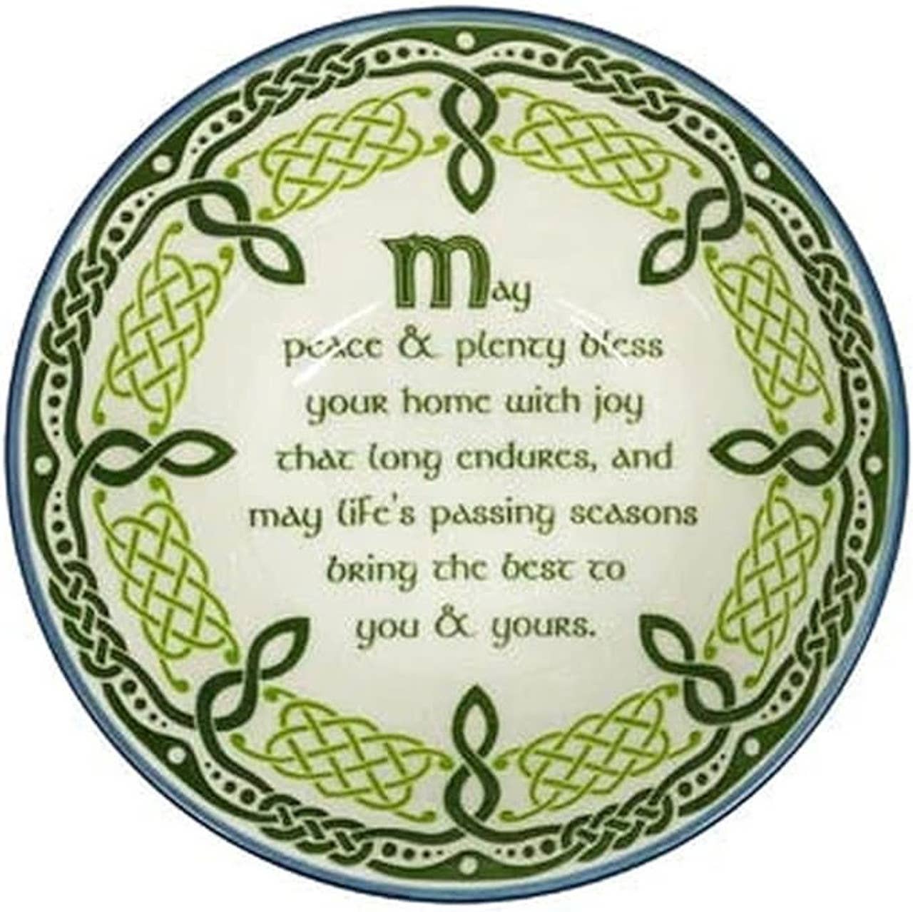 Ceramic Blessing Bowl Shamrock