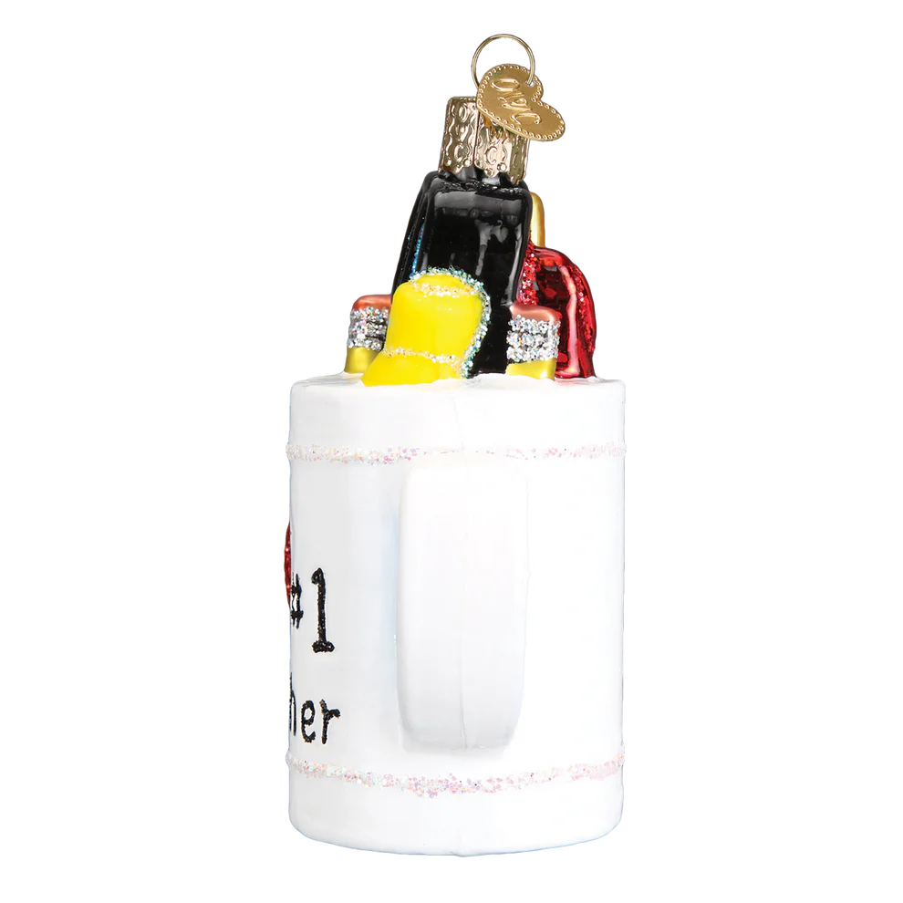 Best Teacher Mug Ornament