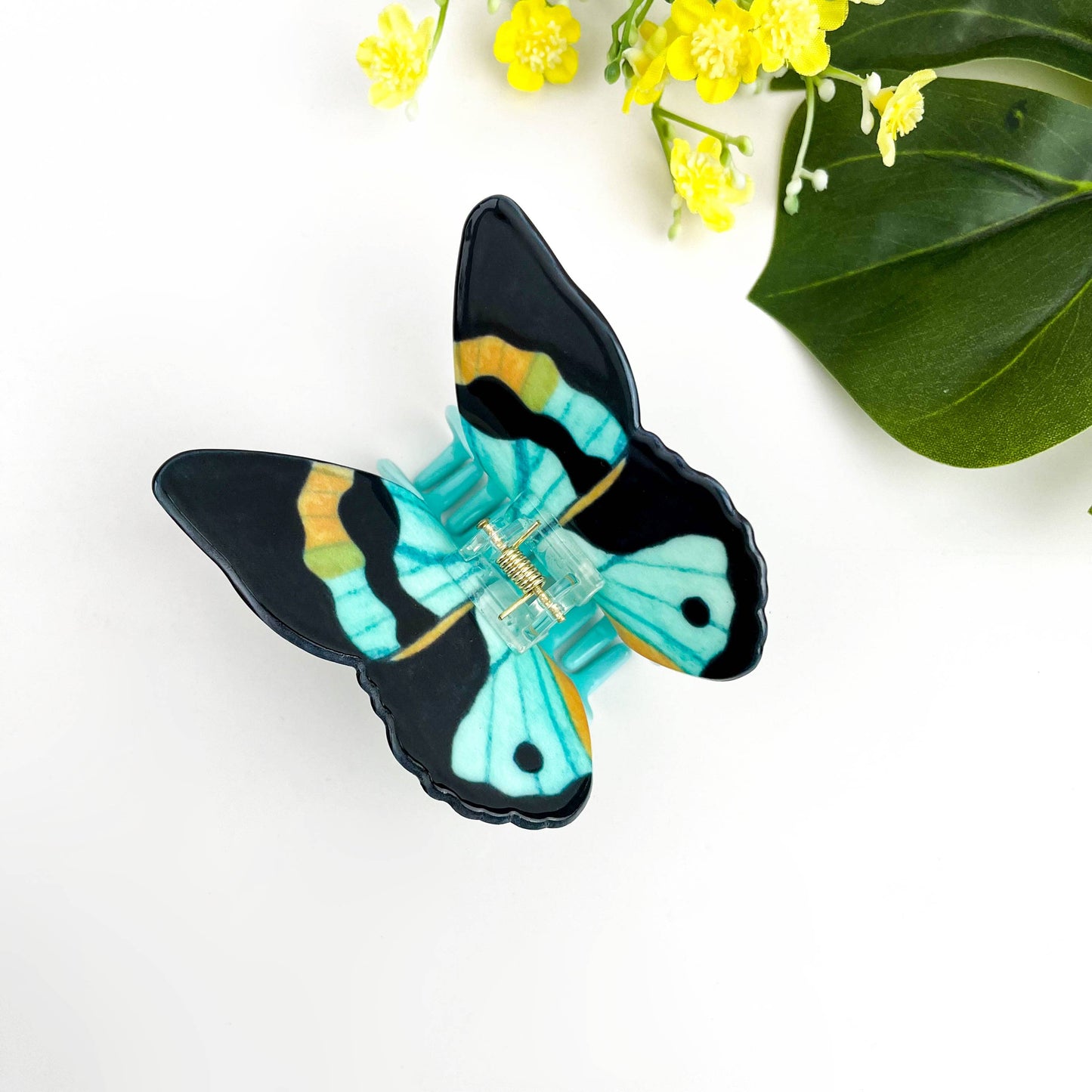 Elegant Colorful Butterfly Hair Claw Clip