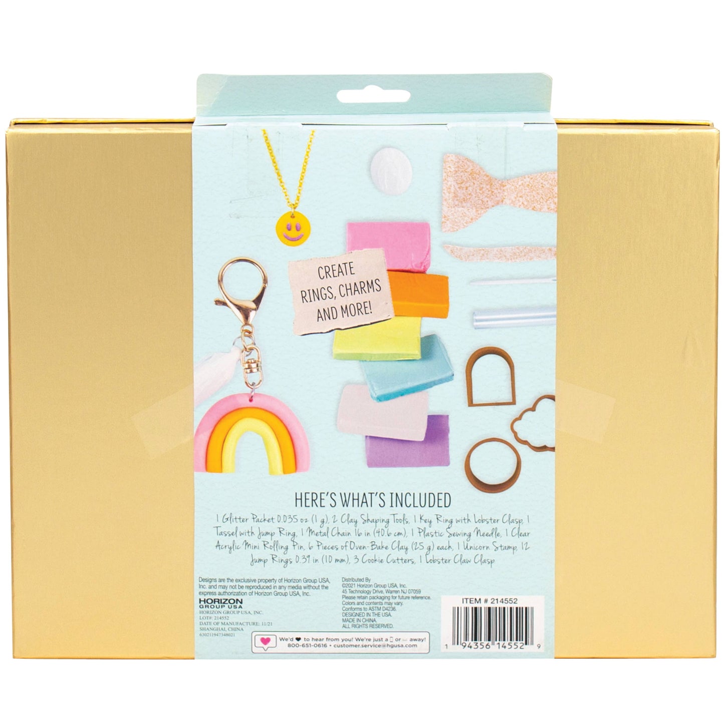 D.I.Y. Clay Jewelry Sculpt & Style Studio Art Design Playset