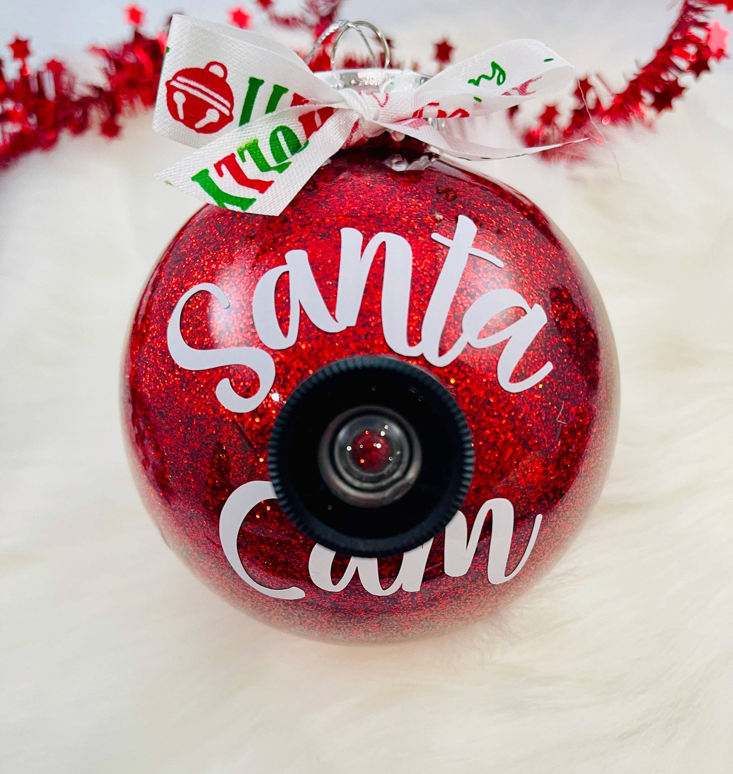 Santa Cam Christmas Ornament