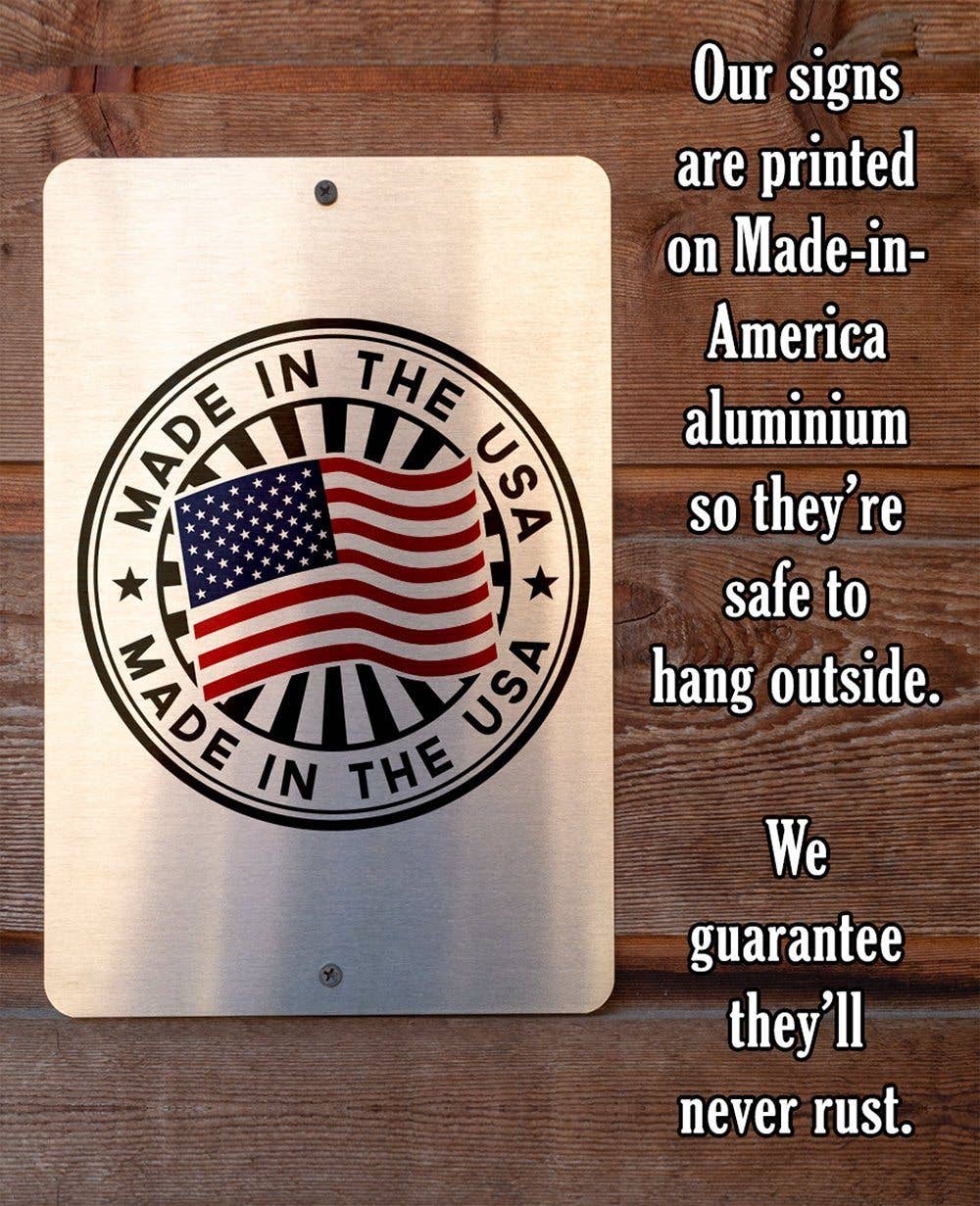 Backyard Bar - Metal Sign