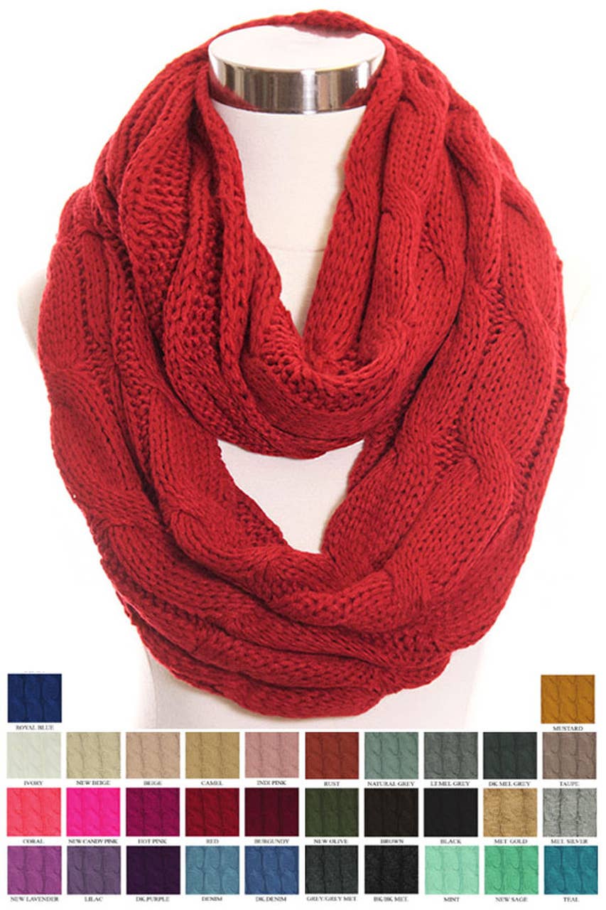 C.C Knitted Scarf