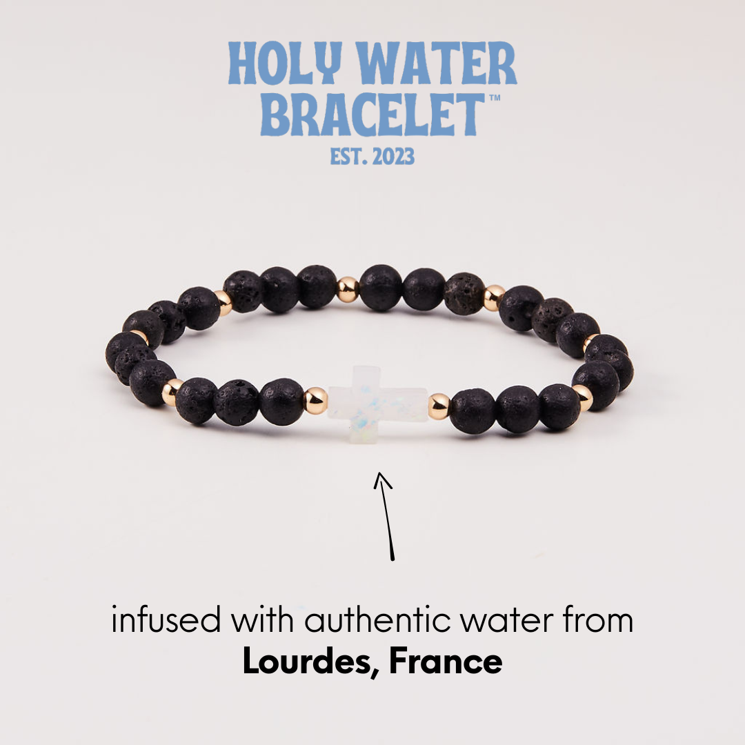 HOLY WATER MEN'S LAVA ROCK BRACELET