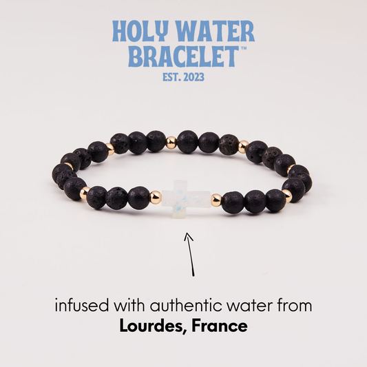 HOLY WATER MEN'S LAVA ROCK BRACELET
